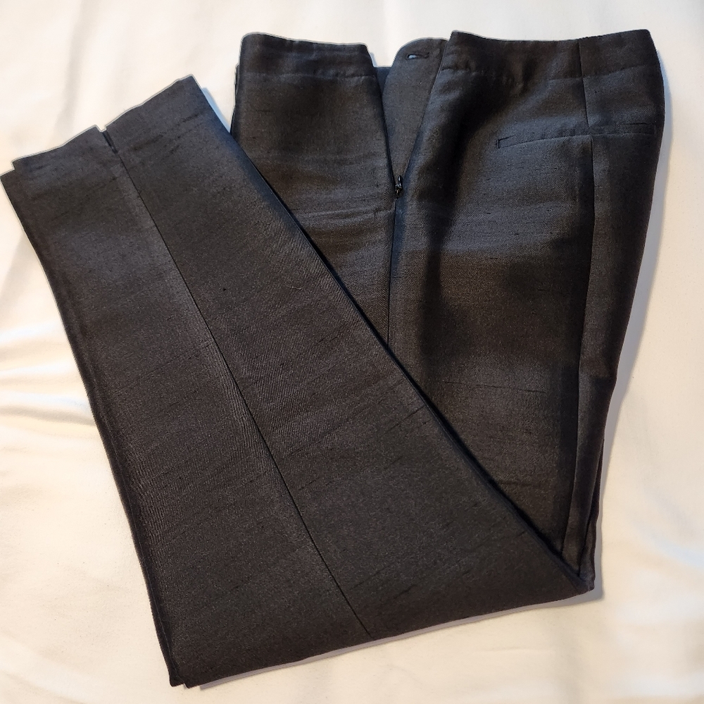 Talbot's side zip, cropped dress pants